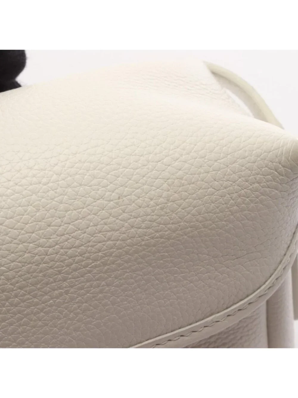 Dior Shoulder Bag Hilton Nel White Leather